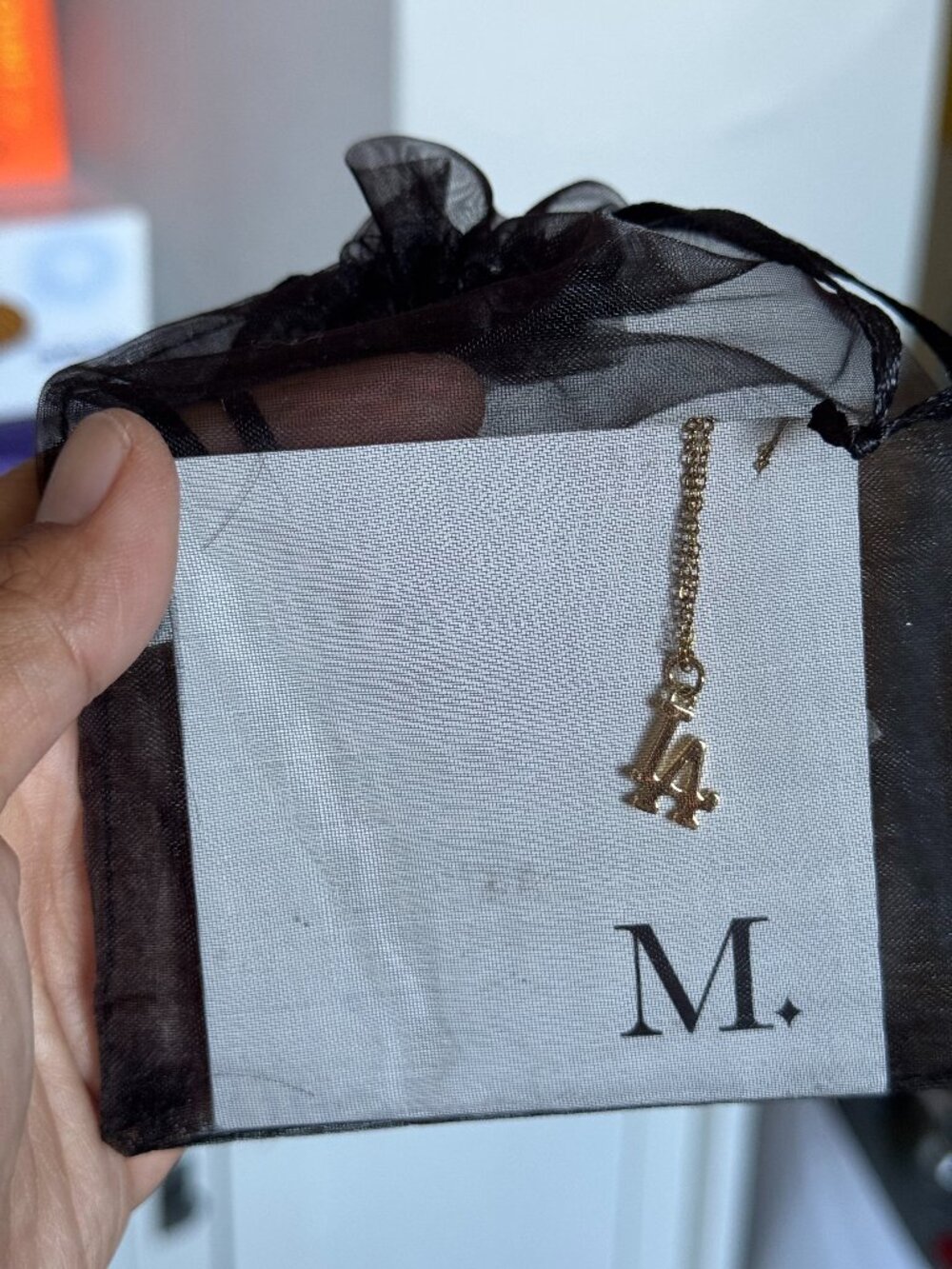 Mendoza Jewelry US LA Necklace Gold NWT